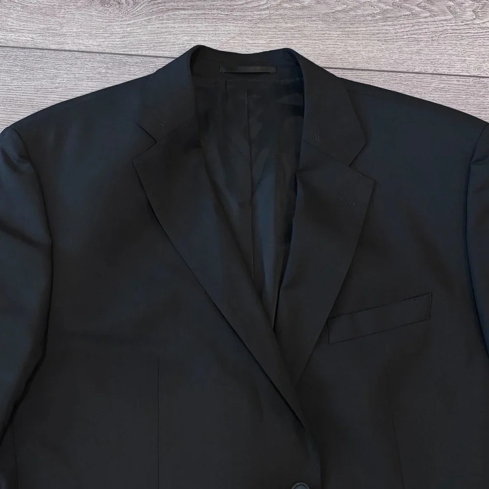 Hugo Boss Blazer Mens 48R Black Jets6/Lenon1 Travel Line Stretch Suit Jacket NWT